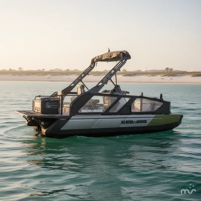 Slide: The Image of Sea-Doo Switch™ Fish 18 - 170 Hp Galvanized 2025 - 0