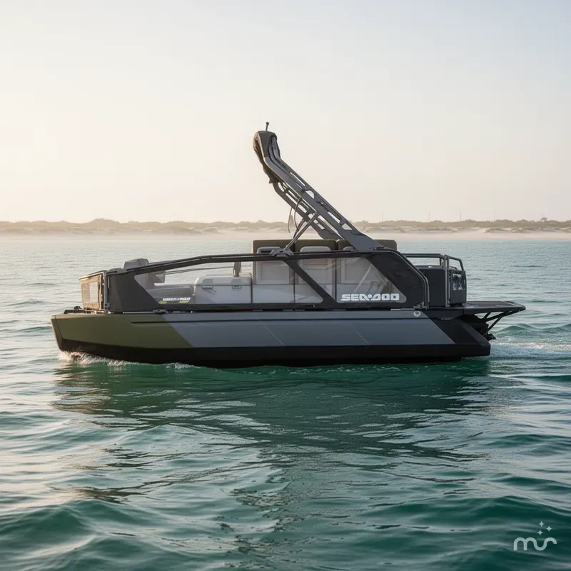 Slide: The Image of Sea-Doo Switch™ Fish 18 - 170 Hp Galvanized 2025 - 1