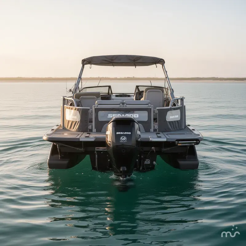 Slide: The Image of Sea-Doo Switch™ Fish 18 - 170 Hp Galvanized 2025 - 2