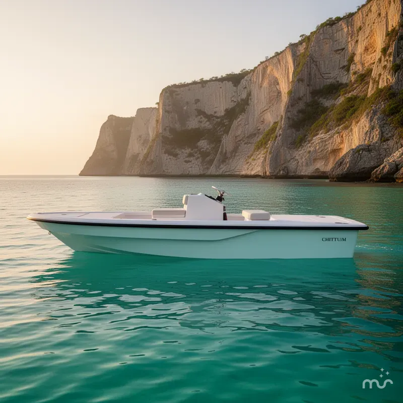 Slide: The Image of Chittum Skiffs 18 Islamorada 2025 - 2