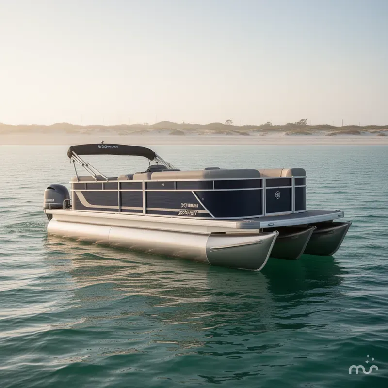 Slide: The Image of Godfrey Sweetwater 2286 SBX with 150 HP Yamaha 2025 - 1
