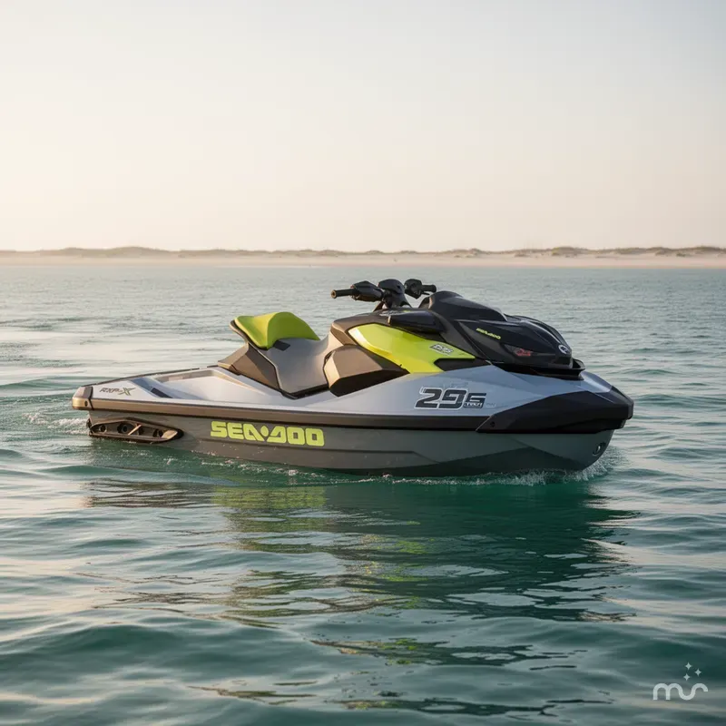 Slide: The Image of Sea-Doo RXP-X™ 325 Tech, BRP Premium A, Ibr Ice Metal / 2025 - 0