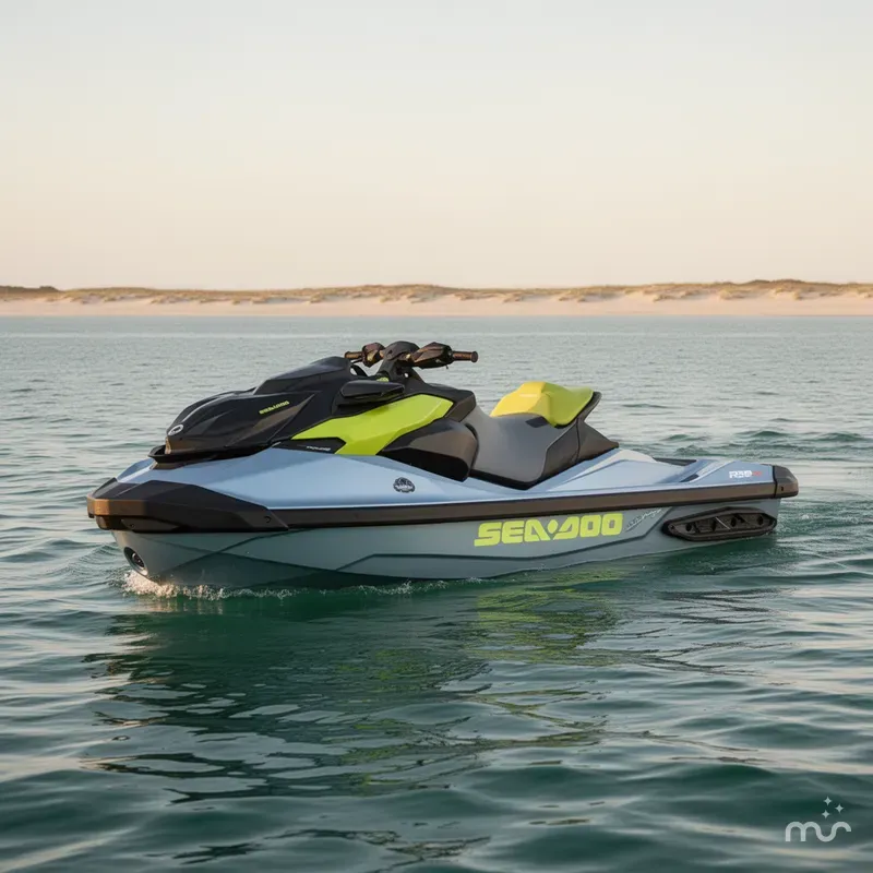 Slide: The Image of Sea-Doo RXP-X™ 325 Tech, BRP Premium A, Ibr Ice Metal / 2025 - 1