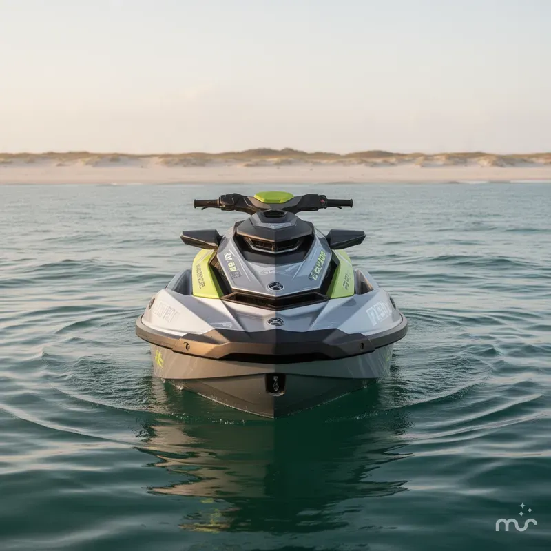 Slide: The Image of Sea-Doo RXP-X™ 325 Tech, BRP Premium A, Ibr Ice Metal / 2025 - 2