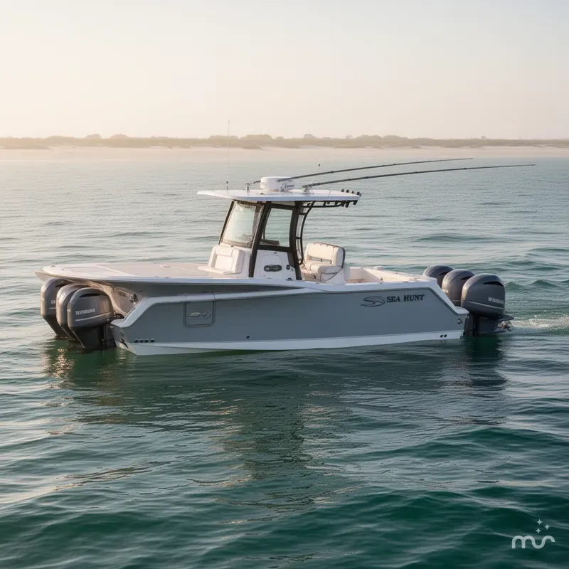 Slide: The Image of Sea Hunt Gamefish 27 with Coffin Box 2020 - 2