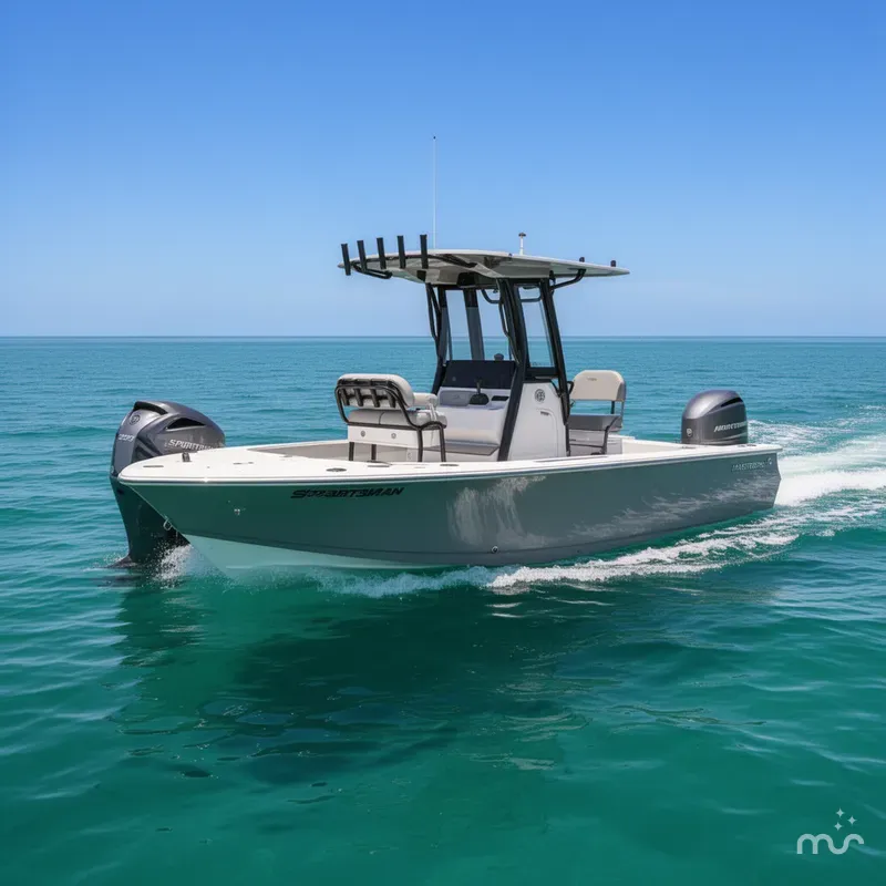 Slide: The Image of Sportsman Masters 227 Bay Boat 2025 - 0