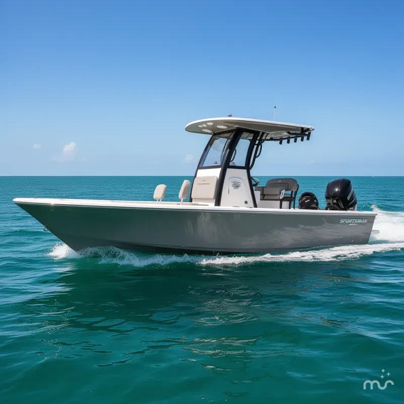 Slide: The Image of Sportsman Masters 227 Bay Boat 2025 - 1