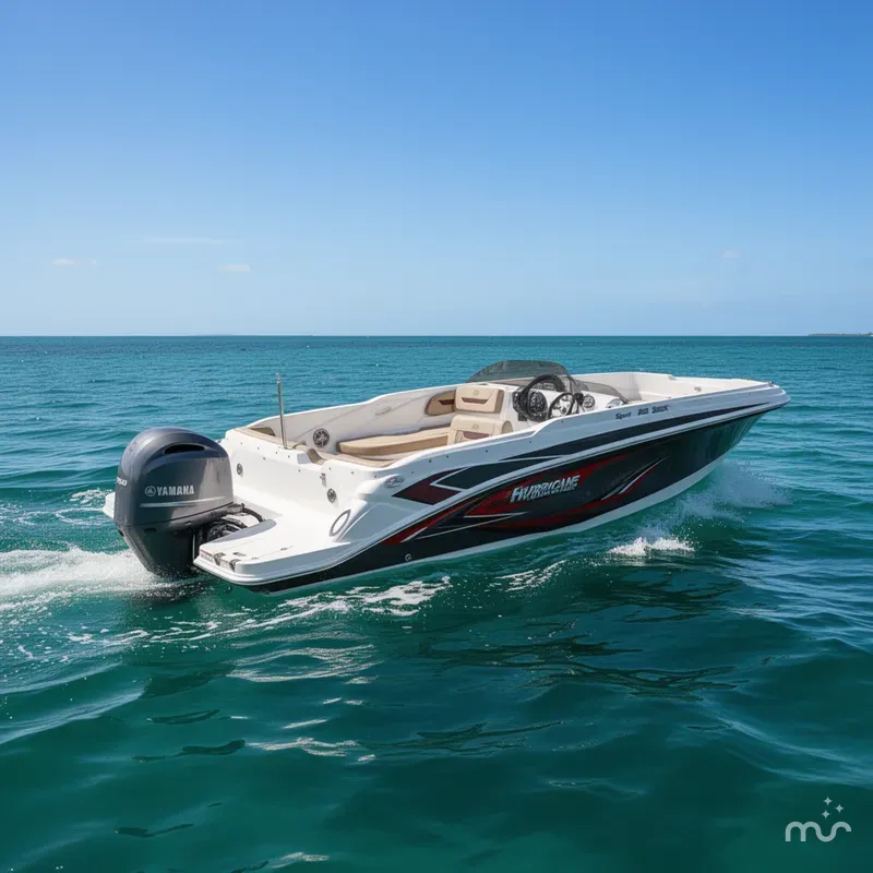 Slide: The Image of Hurricane SunDeck Sport 205 OB 2025 - 0