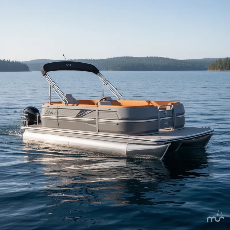 Slide: The Image of Tahoe Aura 2185 Quad Lounge & 90HP 4-Stroke EFI 2025 - 0