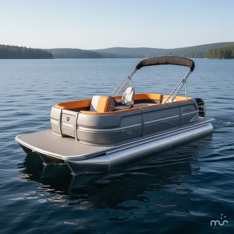 Slide: The Image of Tahoe Aura 2185 Quad Lounge & 90HP 4-Stroke EFI 2025 - 1