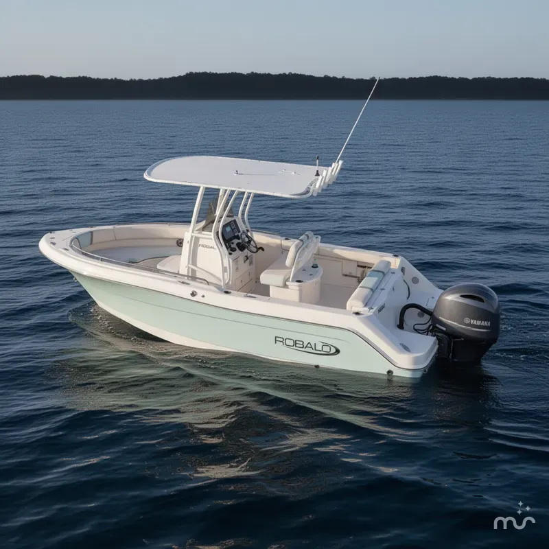 Slide: The Image of Robalo R222 Center Console 2025 - 2