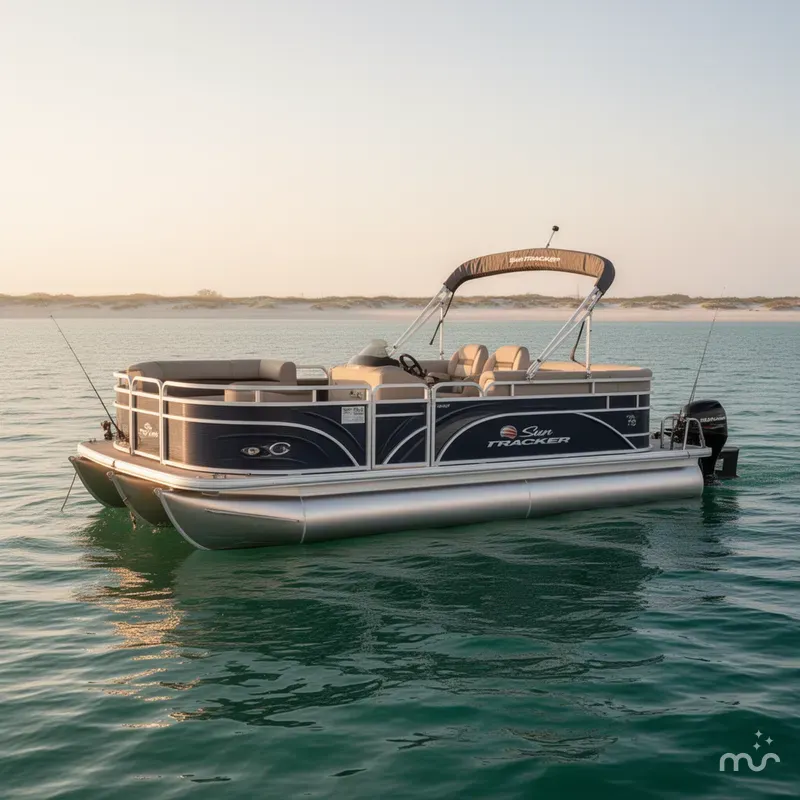 Slide: The Image of Sun Tracker Fishin' Barge 20 DLX 2024 - 0