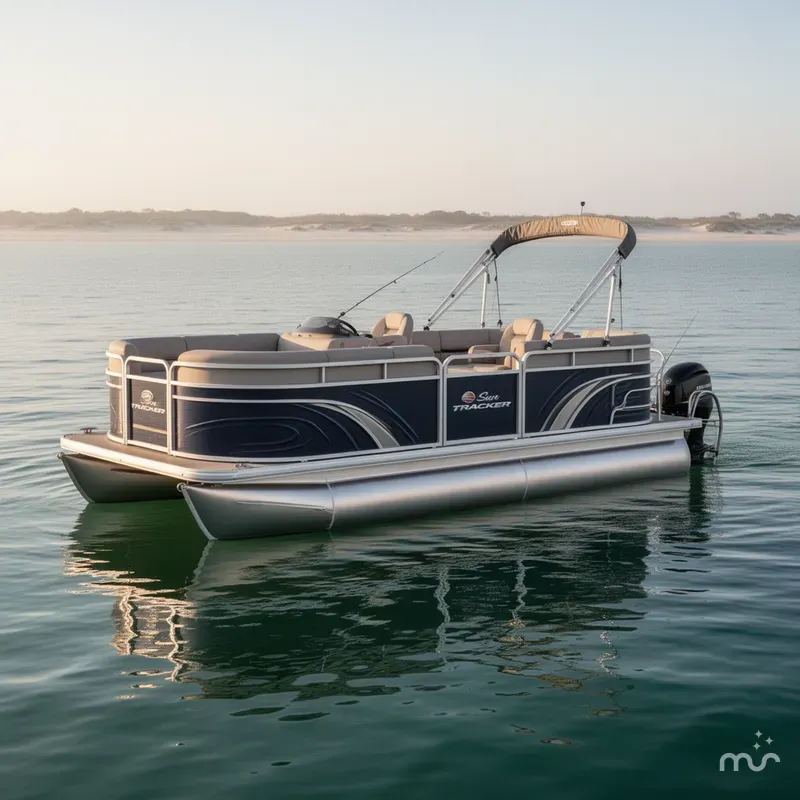 Slide: The Image of Sun Tracker Fishin' Barge 20 DLX 2024 - 2