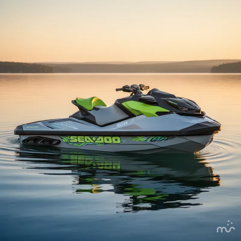 Slide: The Image of Sea-Doo RXP-X™ 325 iBR Ice Metal / Manta Green 2025 - 0