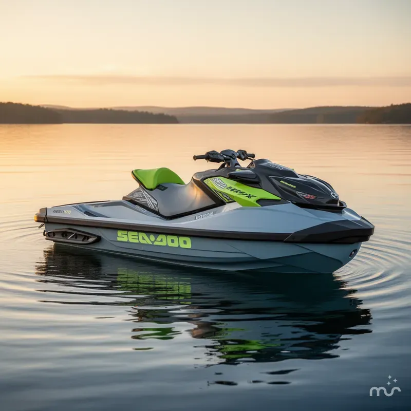 Slide: The Image of Sea-Doo RXP-X™ 325 iBR Ice Metal / Manta Green 2025 - 2