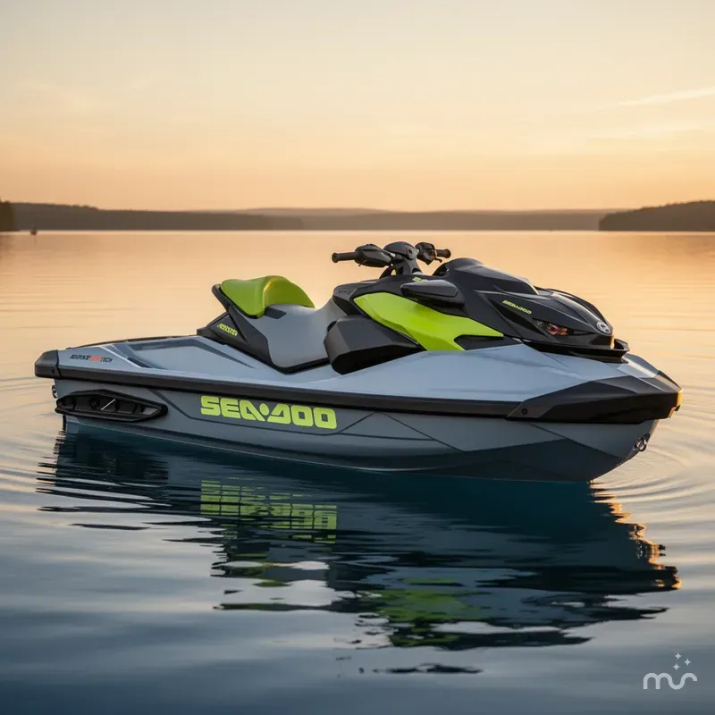 Slide: The Image of Sea-Doo RXP-X™ 325 Tech, BRP Premium A, Ibr Ice Metal / 2025 - 0