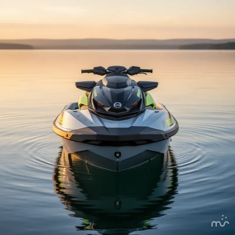 Slide: The Image of Sea-Doo RXP-X™ 325 Tech, BRP Premium A, Ibr Ice Metal / 2025 - 1