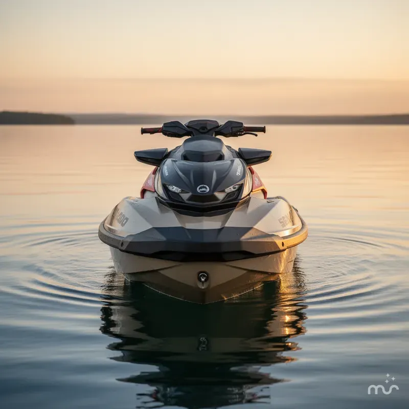 Slide: The Image of Sea-Doo RXP-X™ 325 Tech, BRP Premium A, iBR Metallic Tan 2025 - 1