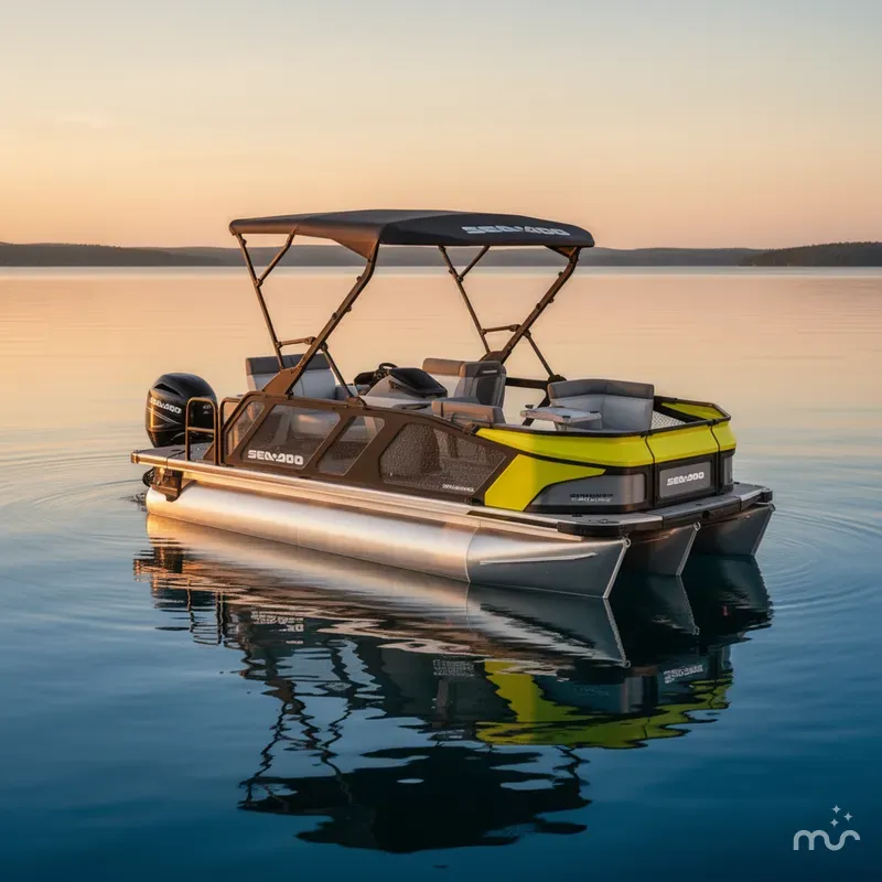 Slide: The Image of Sea-Doo Switch™ Cruise 18 - 130 Hp Galvanized 2025 - 2