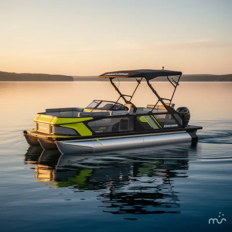 Slide: The Image of Sea-Doo Switch™ Cruise 21 - 230 Hp Galvanized 2025 - 2