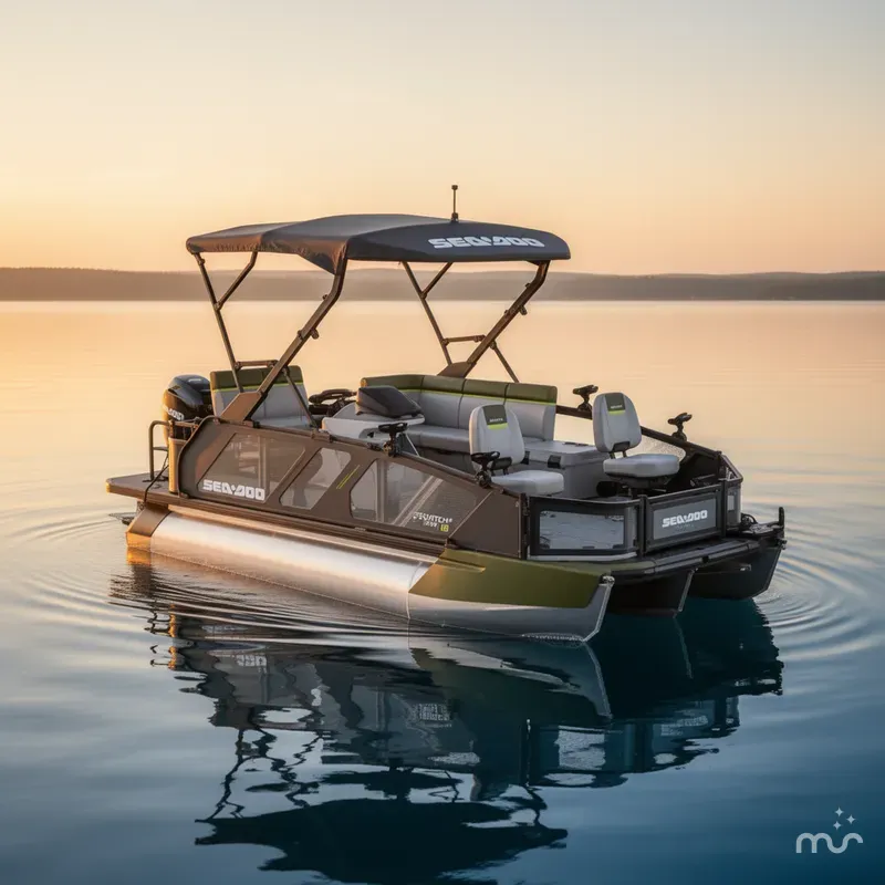 Slide: The Image of Sea-Doo Switch™ Fish 18 - 170 Hp Galvanized 2025 - 0