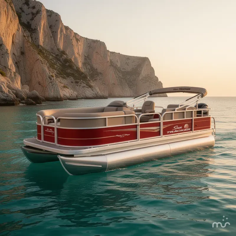The Image of Sun Tracker Party Barge 18 DLX 2025 - 0