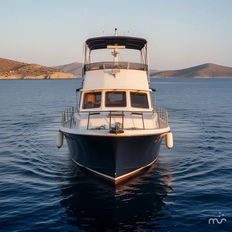 Slide: The Image of Mainship 34 Trawler 1981 - 1