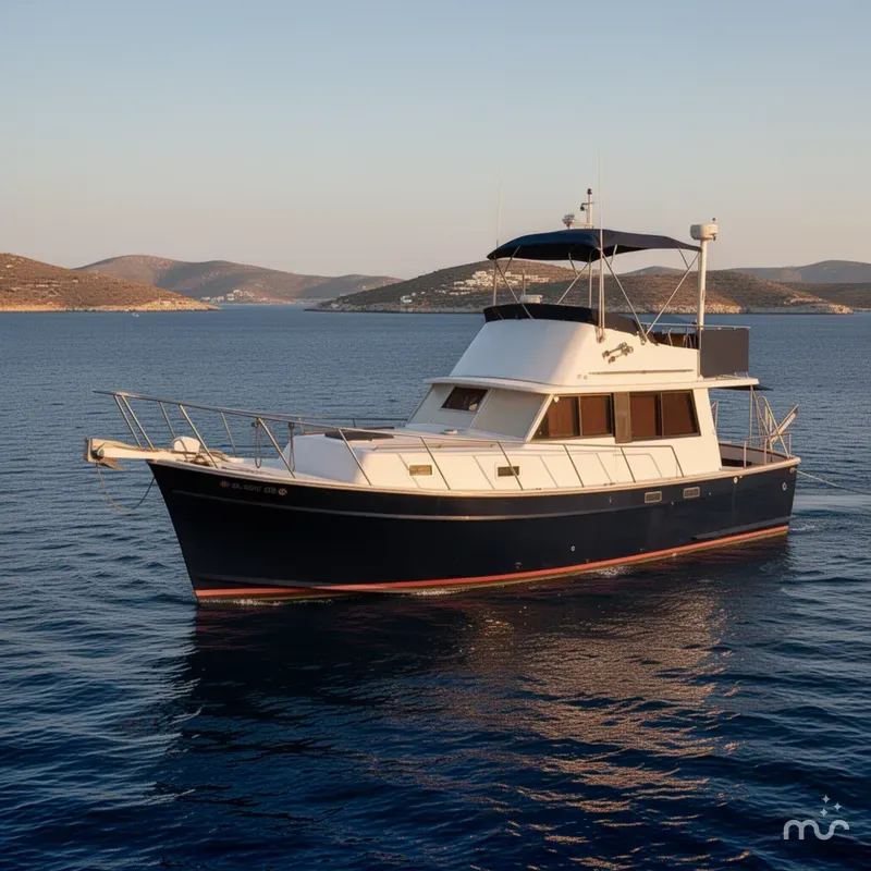 Slide: The Image of Mainship 34 Trawler 1981 - 2