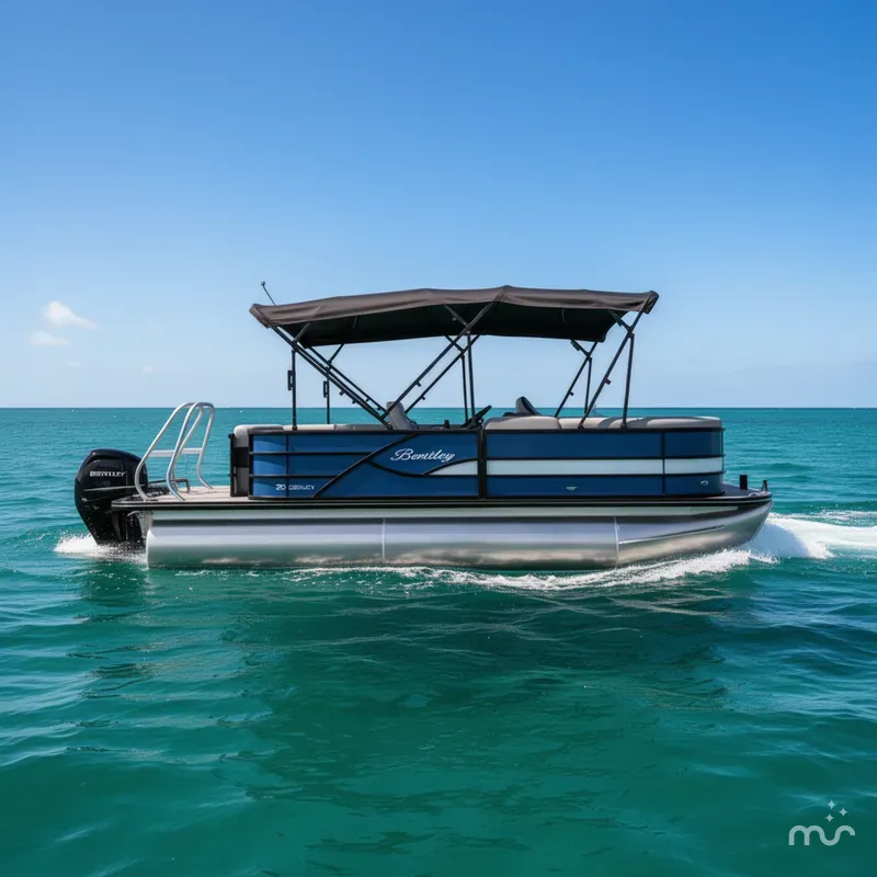 Slide: The Image of Bentley Pontoons Legacy 200 Cruise XL 2025 - 0