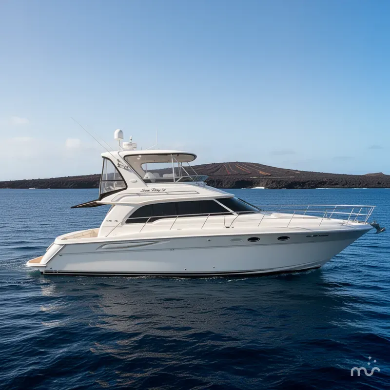 Slide: The Image of Sea Ray 480 Sedan Bridge 2000 - 2