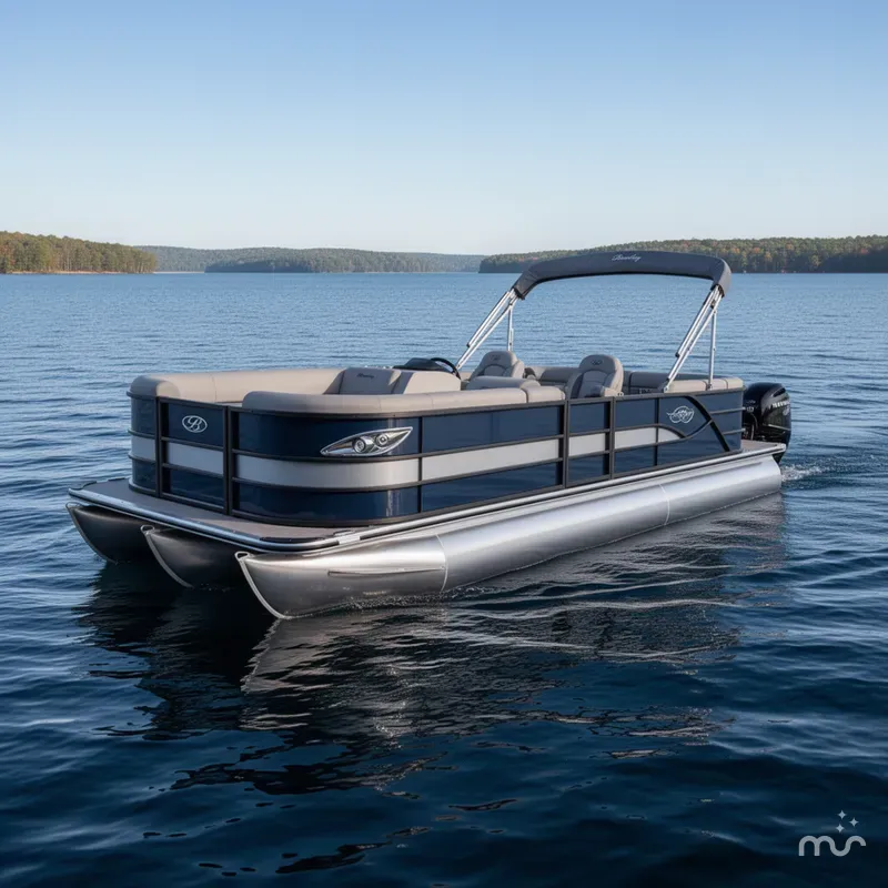 Slide: The Image of Bentley Pontoons Legacy 243 Navigator 2025 - 1