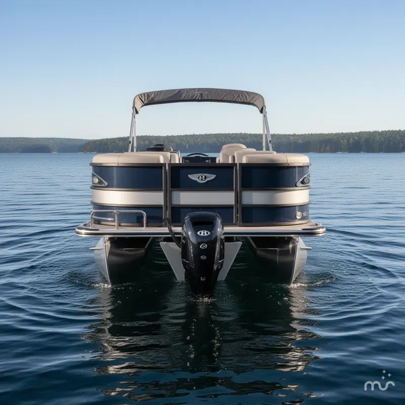 Slide: The Image of Bentley Pontoons Legacy 243 Navigator 2025 - 2