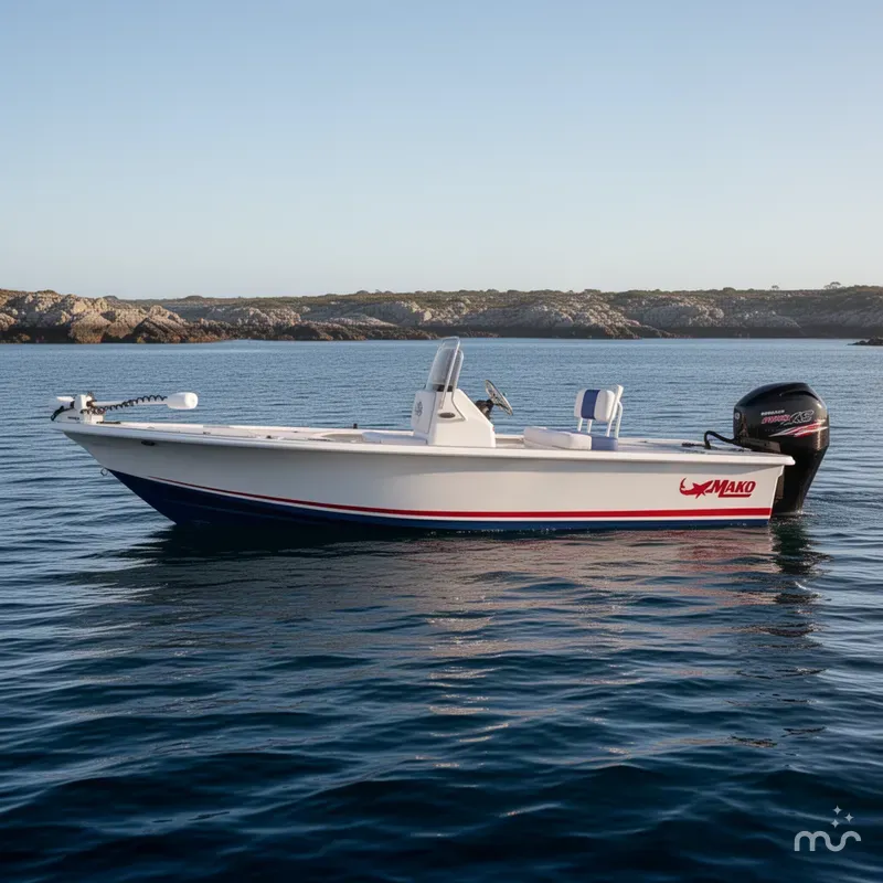Slide: The Image of Mako 18 Pro Skiff Patriot Edition 2025 - 2