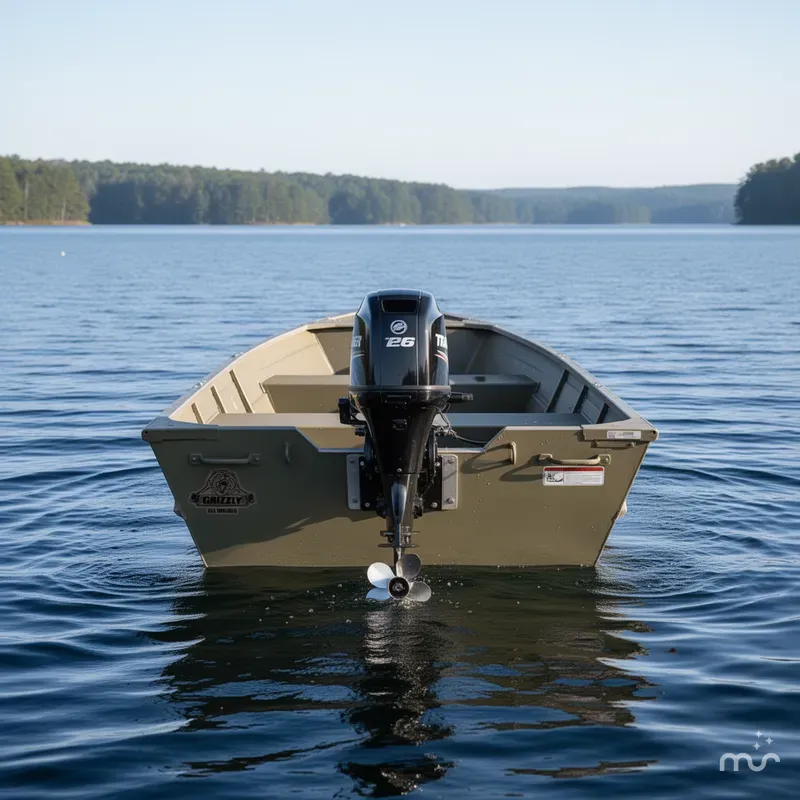 Slide: The Image of Tracker Grizzly 1236 Utility 2025 - 2