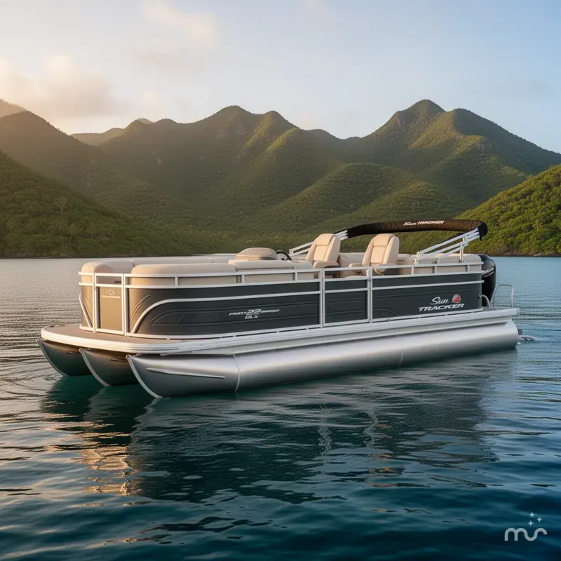 The Image of Sun Tracker Party Barge 22 DLX 2025 - 0