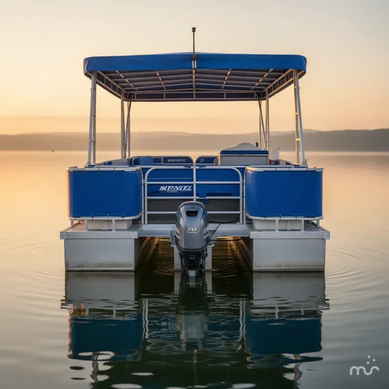 Slide: The Image of Custom Pontoon Rental Fleet 2000 - 2