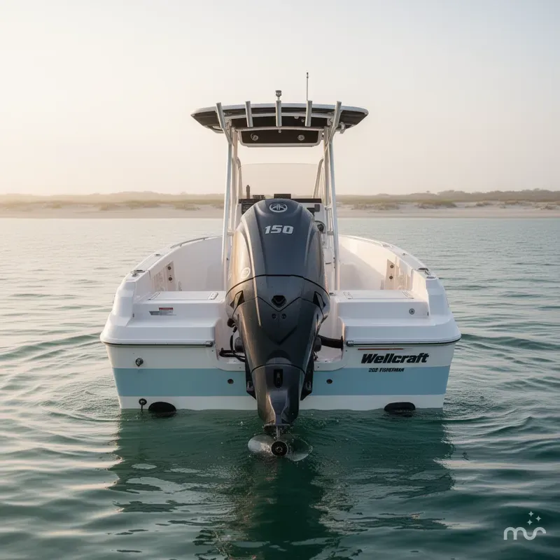Slide: The Image of Wellcraft 202 Fisherman 2025 - 2