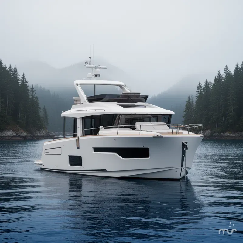 Slide: The Image of Nimbus 495 Flybridge 2026 - 2