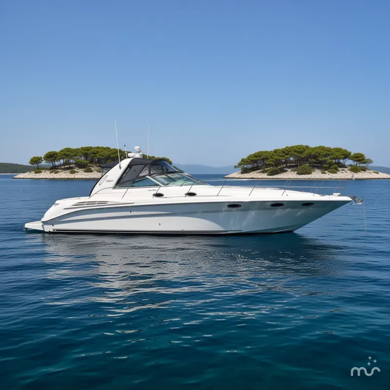 Slide: The Image of Sea Ray Sundancer 400 1999 - 2