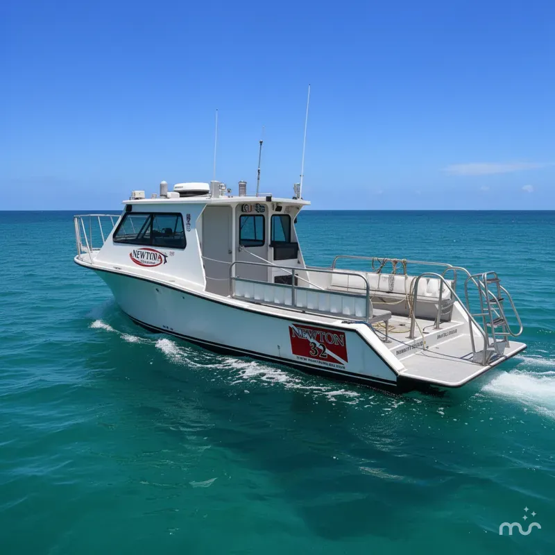 Slide: The Image of Newton 32 Dive Boat 2013 - 0