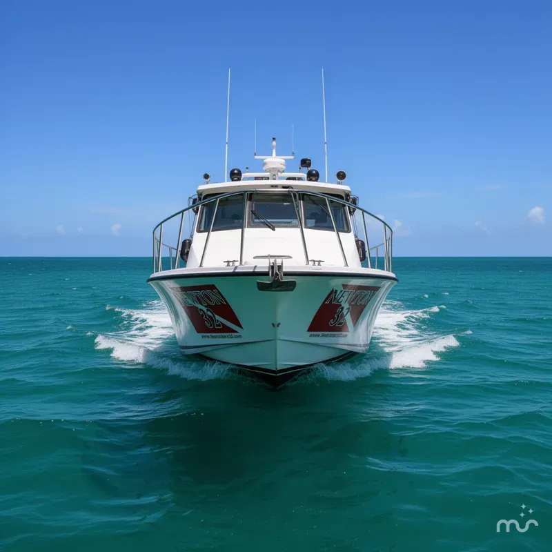 Slide: The Image of Newton 32 Dive Boat 2013 - 1
