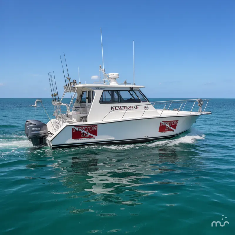 Slide: The Image of Newton 32 Dive Boat 2013 - 2