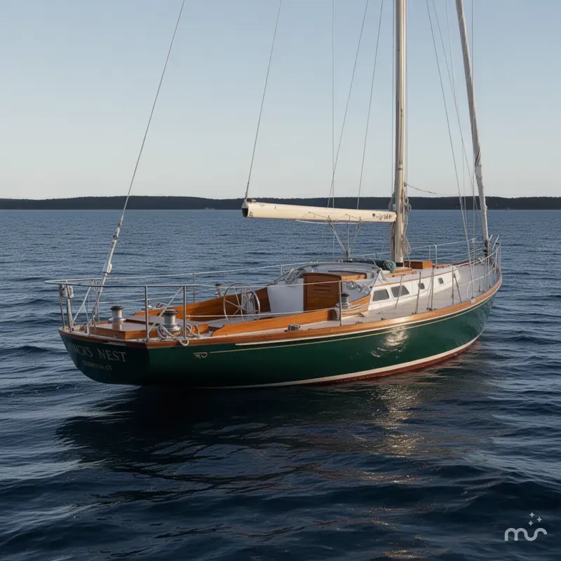 Slide: The Image of Hinckley Yachts Bermuda 40 1974 - 0