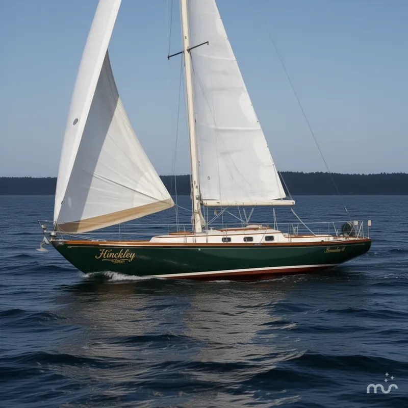 Slide: The Image of Hinckley Yachts Bermuda 40 1974 - 1
