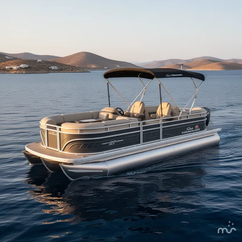 The Image of Sun Tracker Party Barge 22 DLX 2025 - 0
