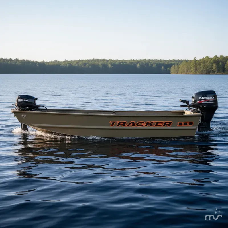 Slide: The Image of Tracker Grizzly 1036 Utility 2025 - 2