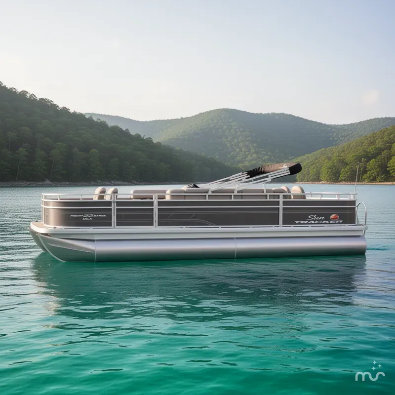 Slide: The Image of Sun Tracker Fishin' Barge 22 DLX 2025 - 2