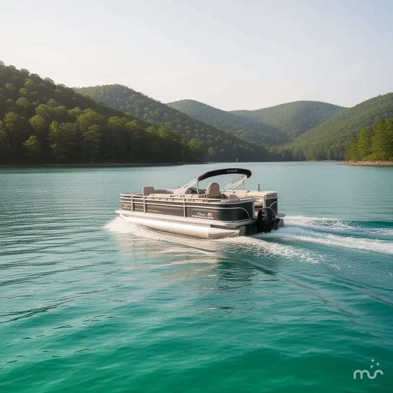 Slide: The Image of Sun Tracker Fishin' Barge 22 DLX 2025 - 4