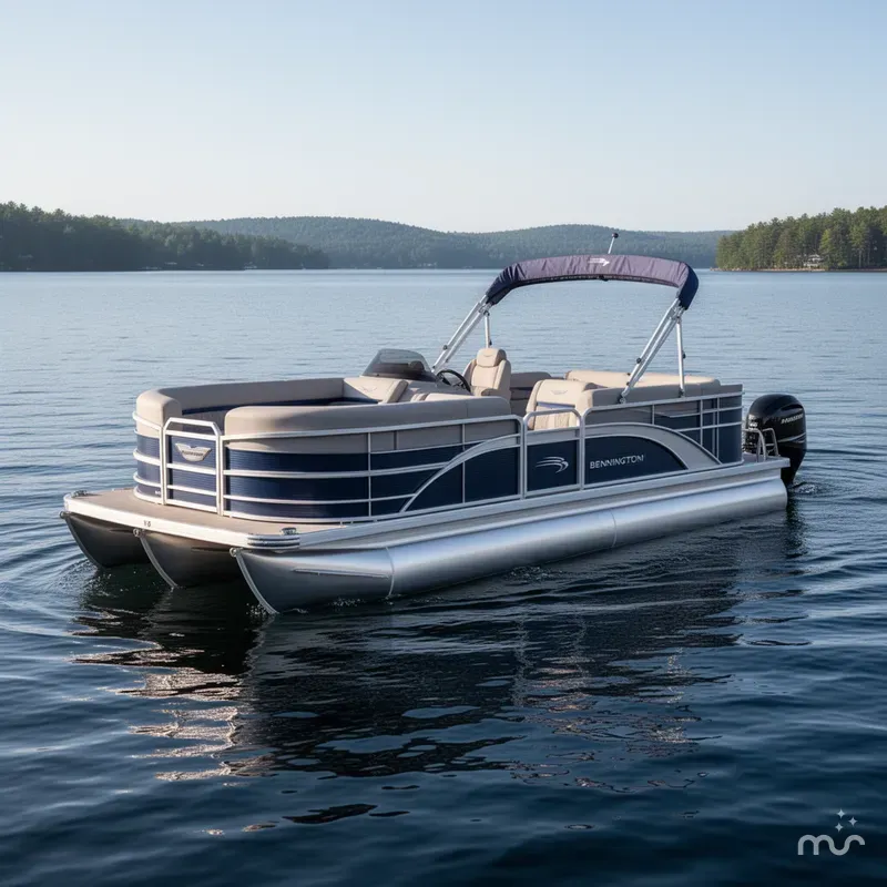 Slide: The Image of Bennington M L Bench 22 ML Pontoon 2025 - 2