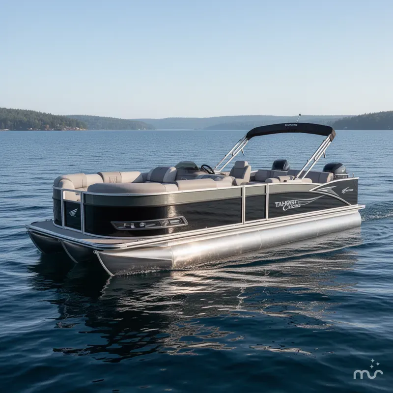 Slide: The Image of Tahoe Cascade 2385 Swingback (VRL) & Honda 4-Stroke EFI 2025 - 0